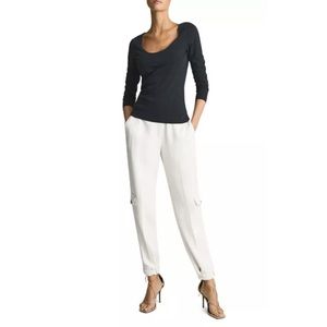 NEW WITH TAGS REISS Chiara Scoop Neck Top Small